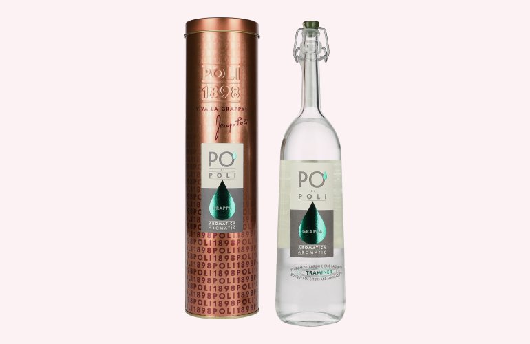 Poli Po' Di Poli Grappa Aromatica 40% Vol. 0,7l in Tinbox
