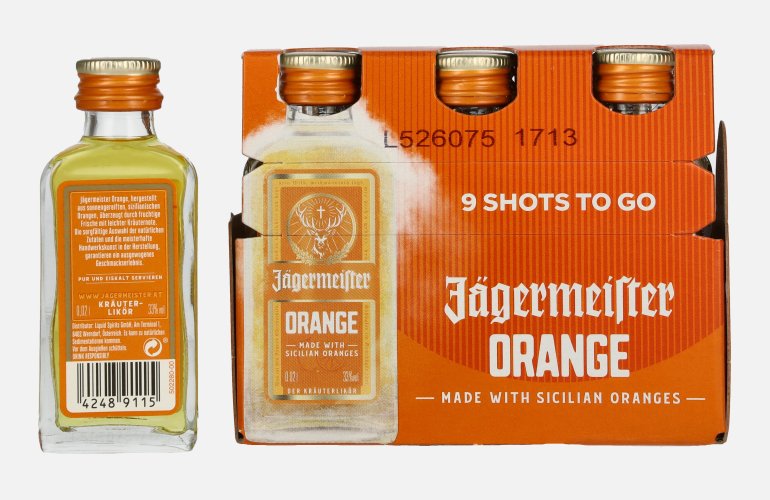 Jägermeister Orange 33% Vol. 9x0,02l