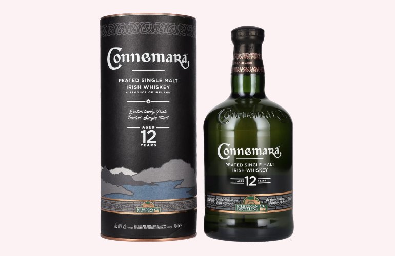 Connemara 12 Years Old Peated Single Malt Irish Whiskey 40% Vol. 0,7l in Giftbox