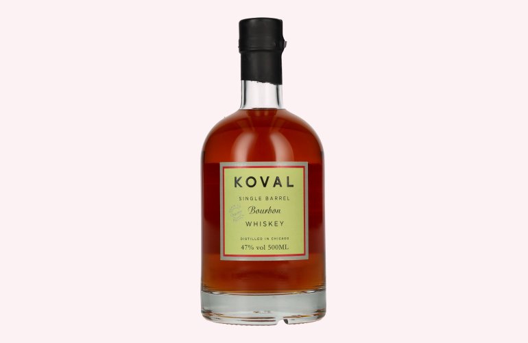 Koval BOURBON Single Barrel Whiskey 47% Vol. 0,5l