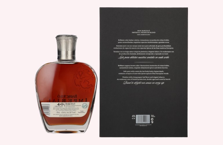 Barceló Imperial 40 Aniversario Ron Dominicano 43% Vol. 0,7l in geschenkverpakking