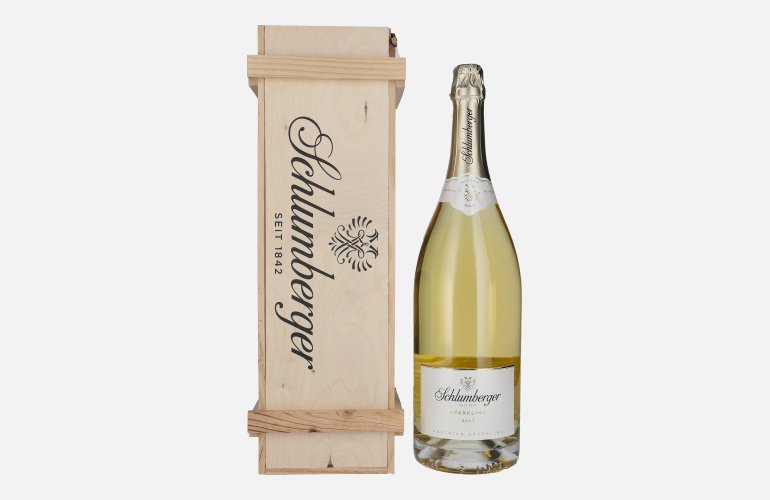 Schlumberger Sparkling Jahrgangssekt Brut 12% Vol. 3l in Holzkiste