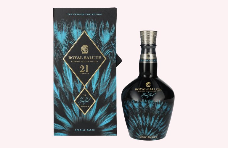 Royal Salute 21 Years Old HARRIS REED BLUE EDITION Blended Scotch Whisky 40% Vol. 0,7l en boîte cadeau