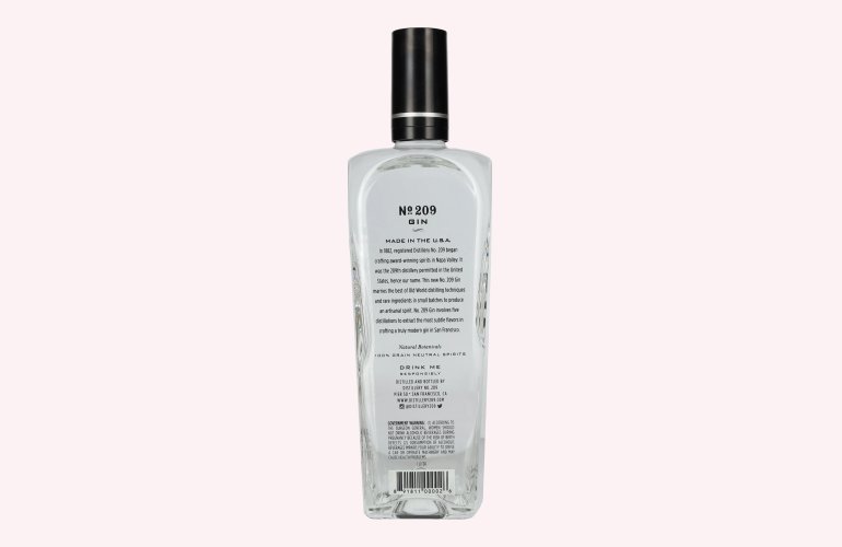 No. 209 Gin 5XD 46% Vol. 1l