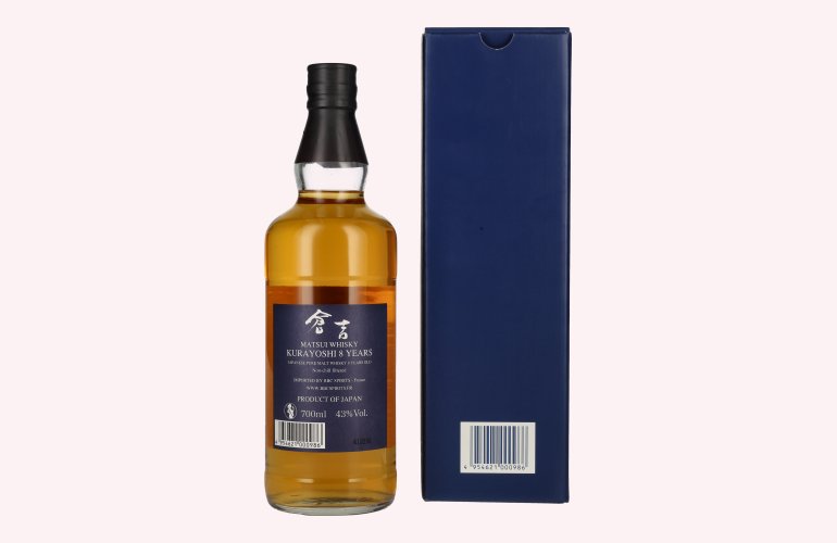 Matsui Whisky THE KURAYOSHI 8 Years Old Pure Malt Whisky 43% Vol. 0,7l in Geschenkbox