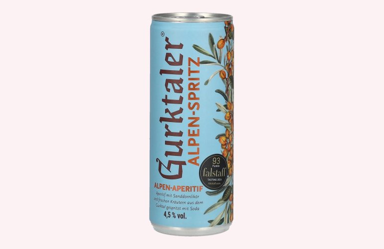 Gurktaler Alpen-Spritz Aperitif 4,5% Vol. 0,25l Dose Pfand