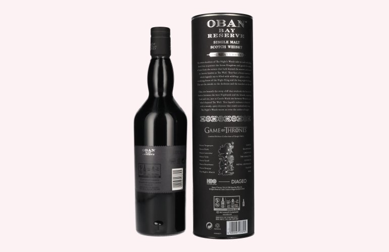 Oban Bay Reserve GAME OF THRONES The Night's Watch 43% Vol. 0,7l in Geschenkbox