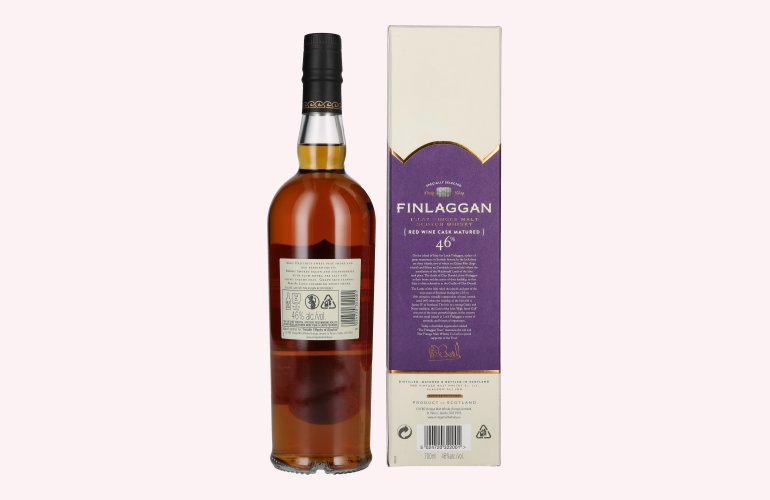 Finlaggan RED WINE CASK MATURED Islay Single Malt Whisky 46% Vol. 0,7l in geschenkverpakking