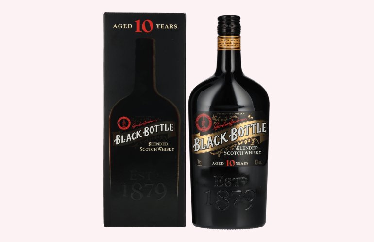 Black Bottle 10 Years Old Blended Scotch Whisky 40% Vol. 0,7l in Giftbox