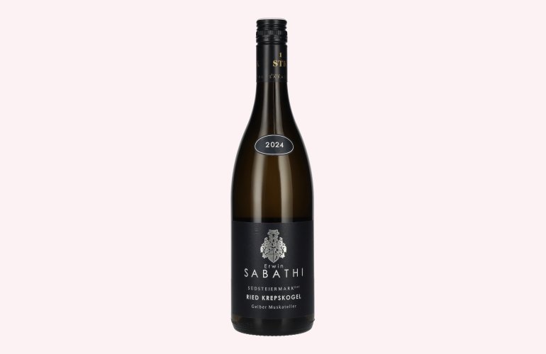 Erwin Sabathi Gelber Muskateller Ried Krepskogel Südsteiermark DAC 2024 12,5% Vol. 0,75l