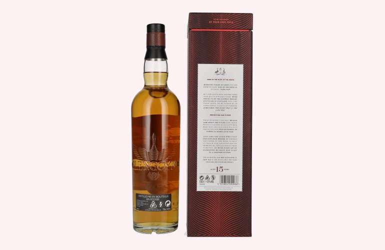 Glengoyne 15 Years Old Highland Single Malt Scotch Whisky 43% Vol. 0,7l in geschenkverpakking