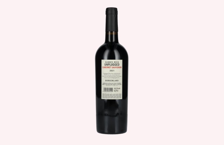 Hannes Reeh Cabernet Sauvignon Unplugged 2021 14,5% Vol. 0,75l