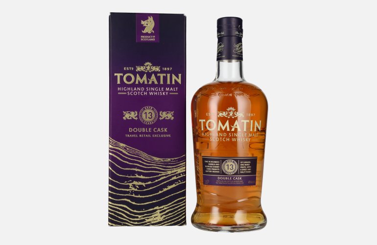 Tomatin 13 Years Old DOUBLE CASK Travel Retail 43% Vol. 1l in Giftbox