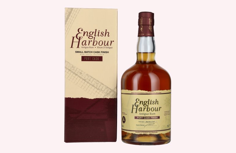 English Harbour PORT CASK FINISH Small Batch Antigua Rum 46% Vol. 0,7l en boîte cadeau