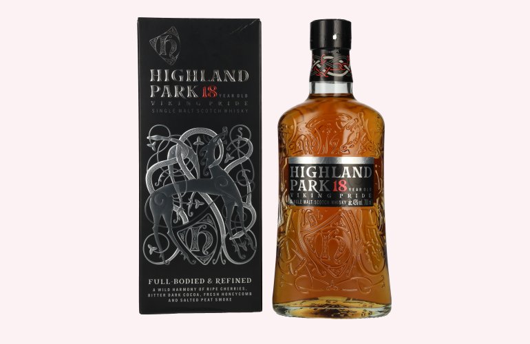 Highland Park 18 Years Old VIKING Travel Single Malt Scotch Whisky 43% Vol. 0,7l in geschenkverpakking