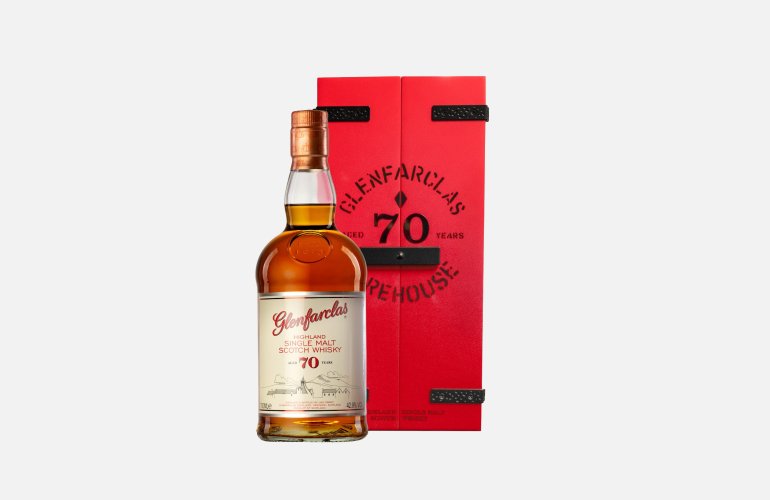 Glenfarclas 70 Years Old Highland Single Malt Scotch Whisky 42,9% Vol. 0,7l in geschenkverpakking