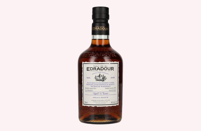 Edradour 11 Years Old Small Batch 200th Anniversary PX Sherry Cask 2014 46% Vol. 0,7l