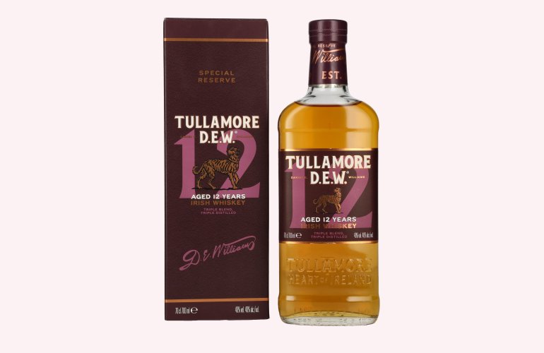 Tullamore D.E.W. 12 Years Old Irish Whiskey Special Reserve 40% Vol. 0,7l in Giftbox
