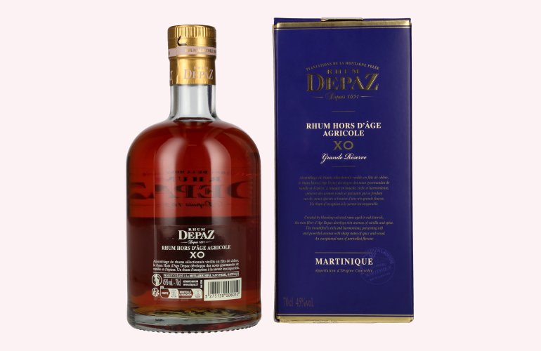 Depaz Rhum Hors D'Âge Agricole XO Grande Réserve 45% Vol. 0,7l in Giftbox