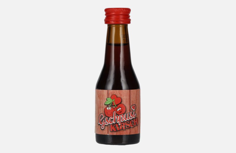 Gschpusi Kirsch 20% Vol. 25x0,02l with Sticker