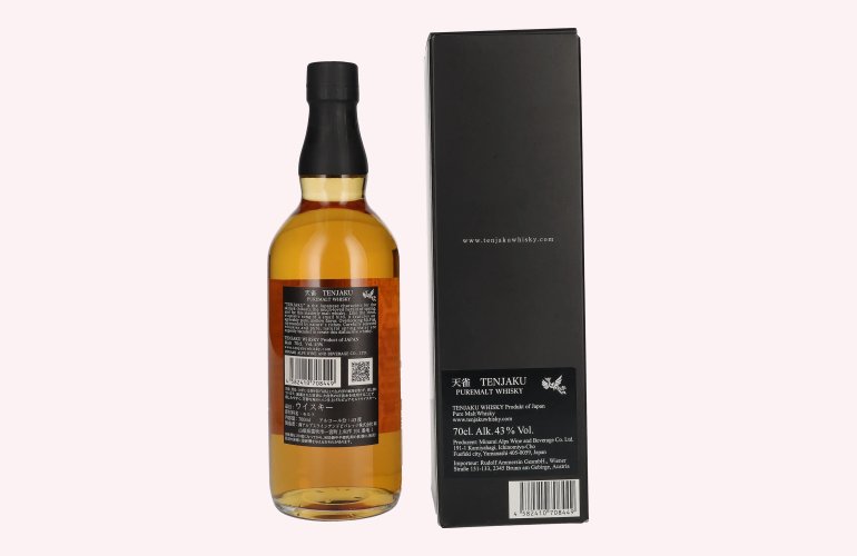 Tenjaku Pure Malt Whisky 43% Vol. 0,7l in geschenkverpakking