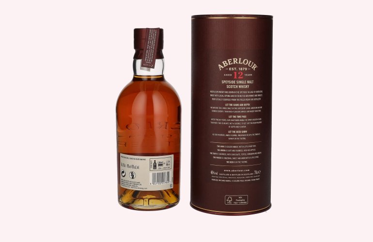 Aberlour 12 Years Old DOUBLE CASK MATURED 40% Vol. 0,7l in geschenkverpakking