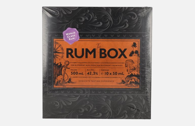 The Rum Box Purple Edition 42,3% Vol. 10x0,05l in Geschenkbox