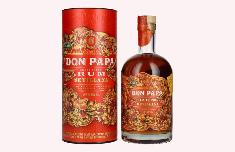Don Papa Rum Sevillana 40% Vol. 0,7l in Giftbox