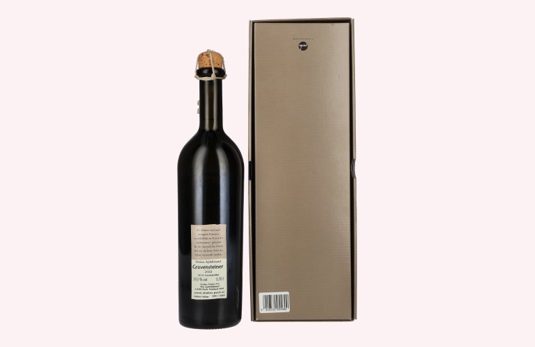 Der Abakus Apfelbrand Gravensteiner 2022 39,5% Vol. 0,7l en boîte cadeau