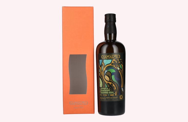 Samaroli Jamaica Rhapsody Blended Rum 2023 45% Vol. 0,7l in geschenkverpakking