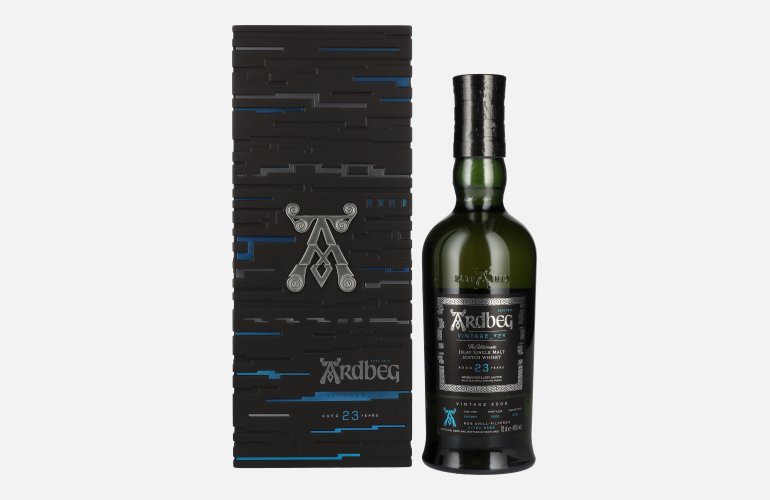 Ardbeg 23 Years Old The Ultimate Vintage Y2K 2000 46% Vol. 0,7l en boîte cadeau