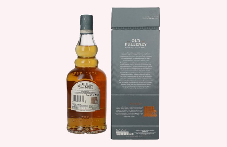 Old Pulteney HUDDART The Maritime Malt Single Malt Scotch Whisky 46% Vol. 0,7l en boîte cadeau