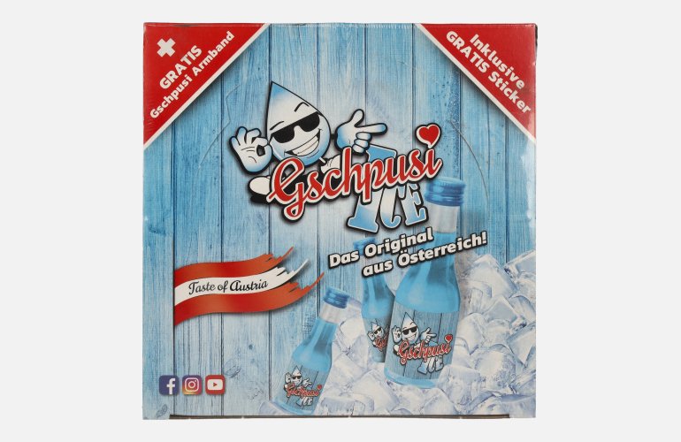 Gschpusi Ice 20% Vol. 25x0,02l avec Sticker