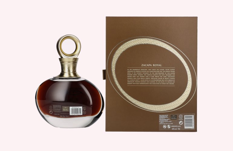 Ron Zacapa Centenario ROYAL Solera Gran Reserva Especial 45% Vol. 0,7l en boîte cadeau