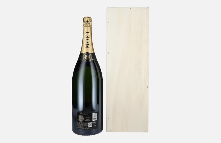 Moët & Chandon Champagne IMPÉRIAL Brut 12,5% Vol. 3l in Holzkiste