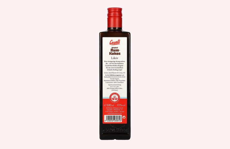 Casali Original RUM-KOKOS Creamlikör 15% Vol. 0,5l