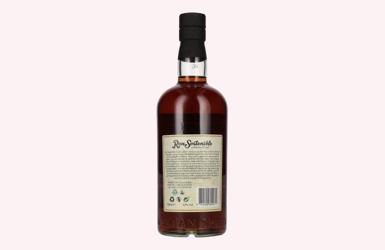 Ron Sostenible 8 Years Old Triple Cask Rum 43% Vol. 0,7l