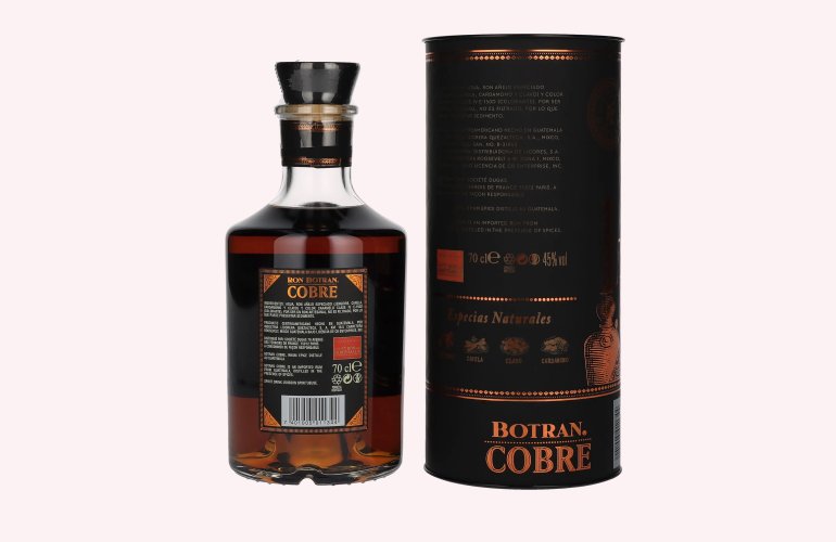 Botran Ron COBRE Spiced Rum Edición Limitada 45% Vol. 0,7l in Giftbox