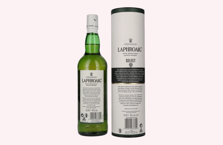 Laphroaig SELECT Islay Single Malt Scotch Whisky 40% Vol. 0,7l en boîte cadeau