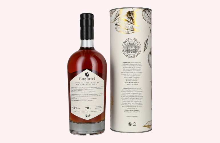 Coquerel Grand Calvados 20 Ans 42% Vol. 0,7l in Giftbox