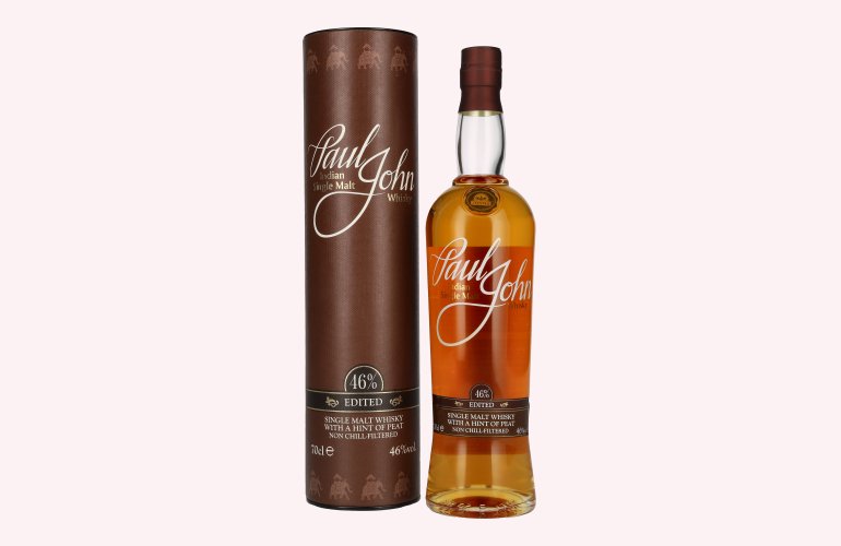 Paul John EDITED Indian Single Malt Whisky 46% Vol. 0,7l en boîte cadeau