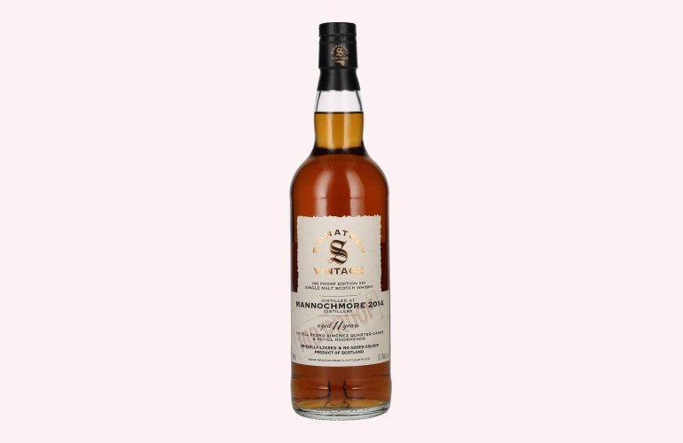 Signatory Vintage 100 Proof Edition MANNOCHMORE 11 Years Old Single Malt #51 2014 57,1% Vol. 0,7l