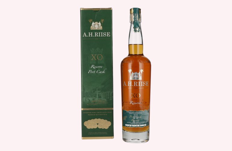 A.H. Riise X.O. Reserve Port Cask Superior Spirit Drink 45% Vol. 0,7l in Geschenkbox