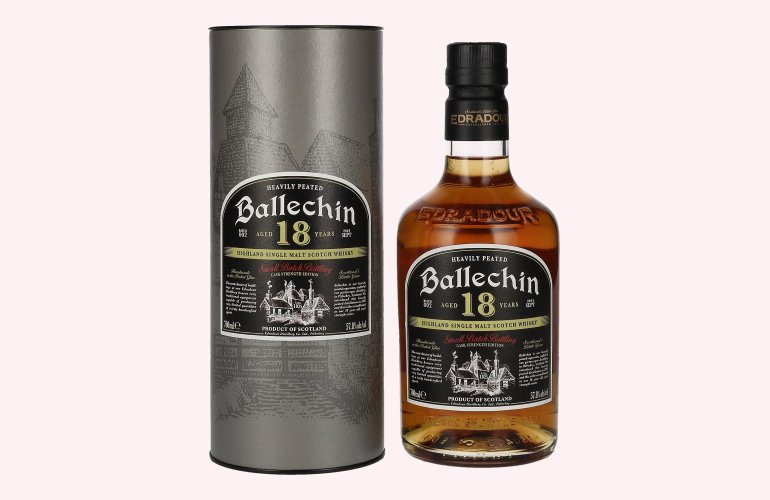Edradour Ballechin 18 Years Old Cask Strength Batch #2 57,8% Vol. 0,7l in Giftbox