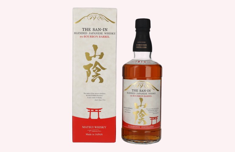 Matsui Whisky THE SAN-IN Blended Japanese Whisky ex-BOURBON BARREL 43% Vol. 0,7l en boîte cadeau