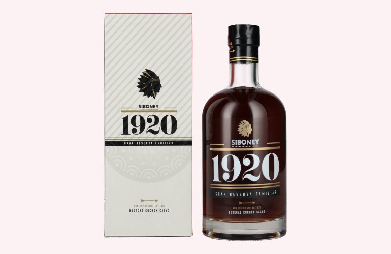 Ron Siboney 1920 GRAN RESERVA FAMILIAR Ron Dominicano 38% Vol. 0,7l in geschenkverpakking