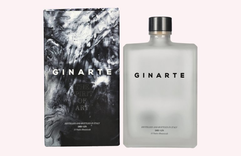 GINARTE Dry Gin The Spirit Of Art 43,5% Vol. 0,7l in Giftbox