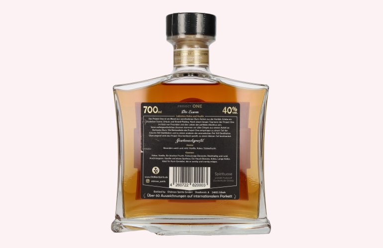 Old Man Rum Project ONE Caribbean Spirit 40% Vol. 0,7l