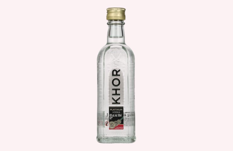 Khortytsa KHOR PLATINUM Vodka 40% Vol. 0,1l