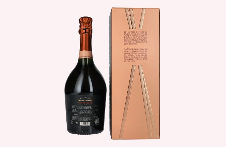 Laurent Perrier Champagne CUVÉE ROSÉ Brut 12% Vol. 0,75l en boîte cadeau